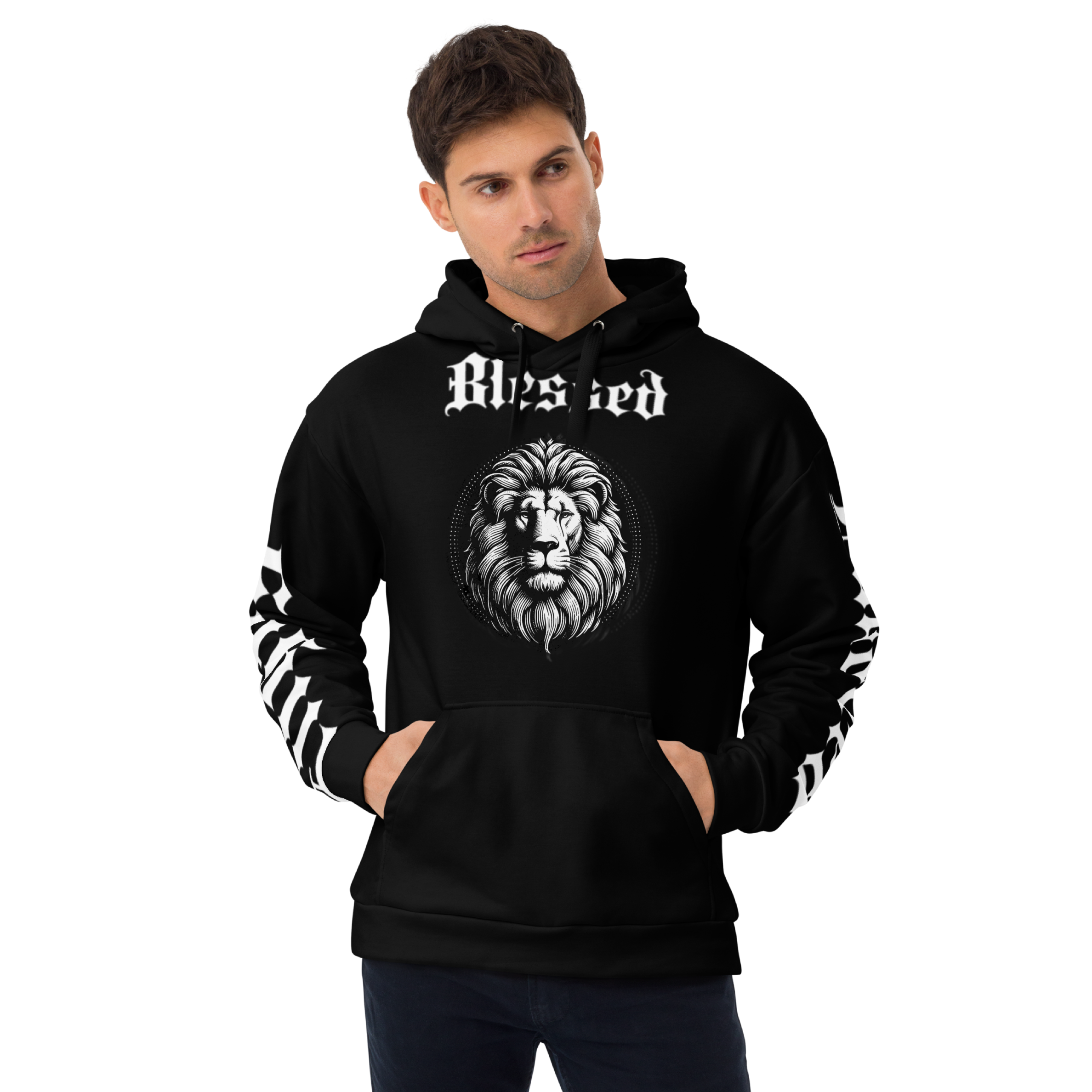 Highly Favored Mens Black tracksuit