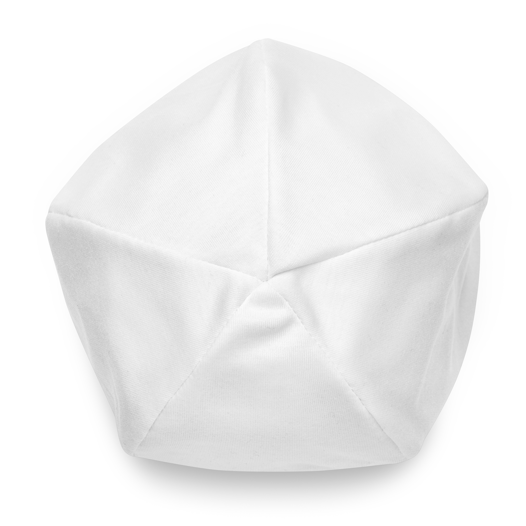 Highly Favored Beanie in White & Black