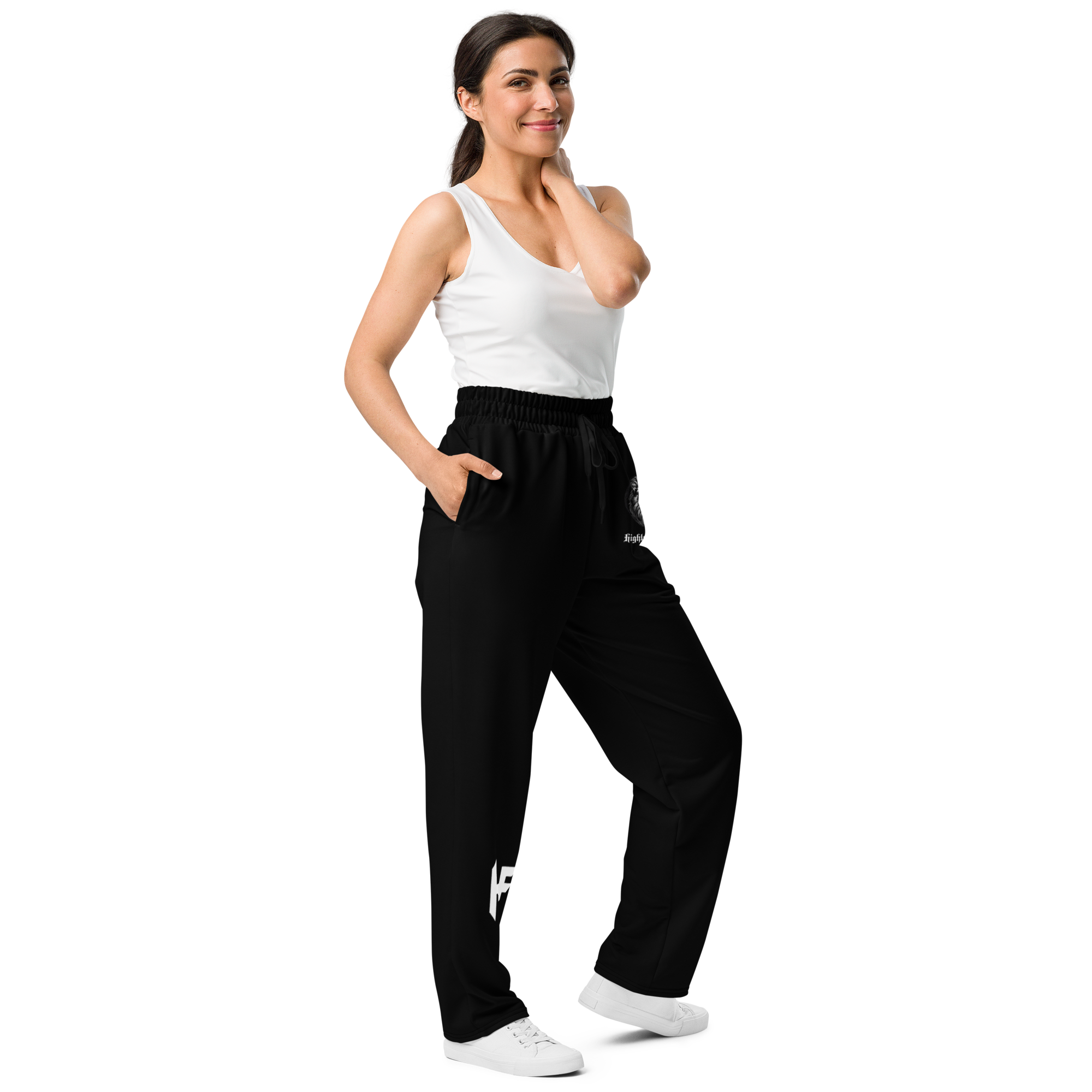 Highly Favored Unisex Fleece Joggers Black