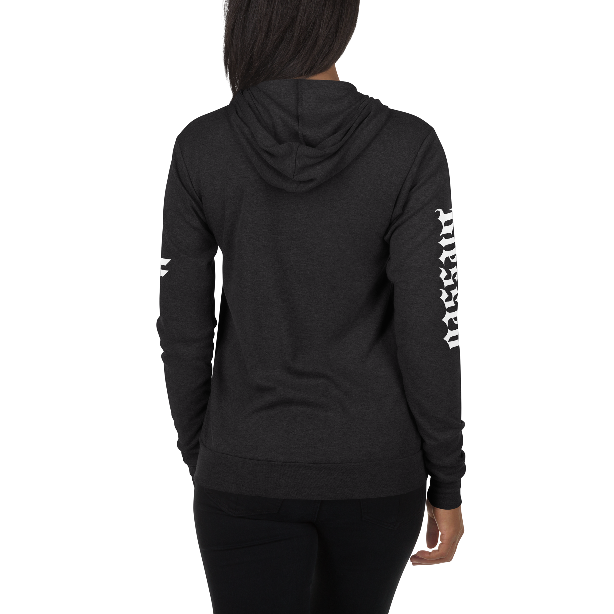Highly Favored Women’s Full Zip Hoodie in Black